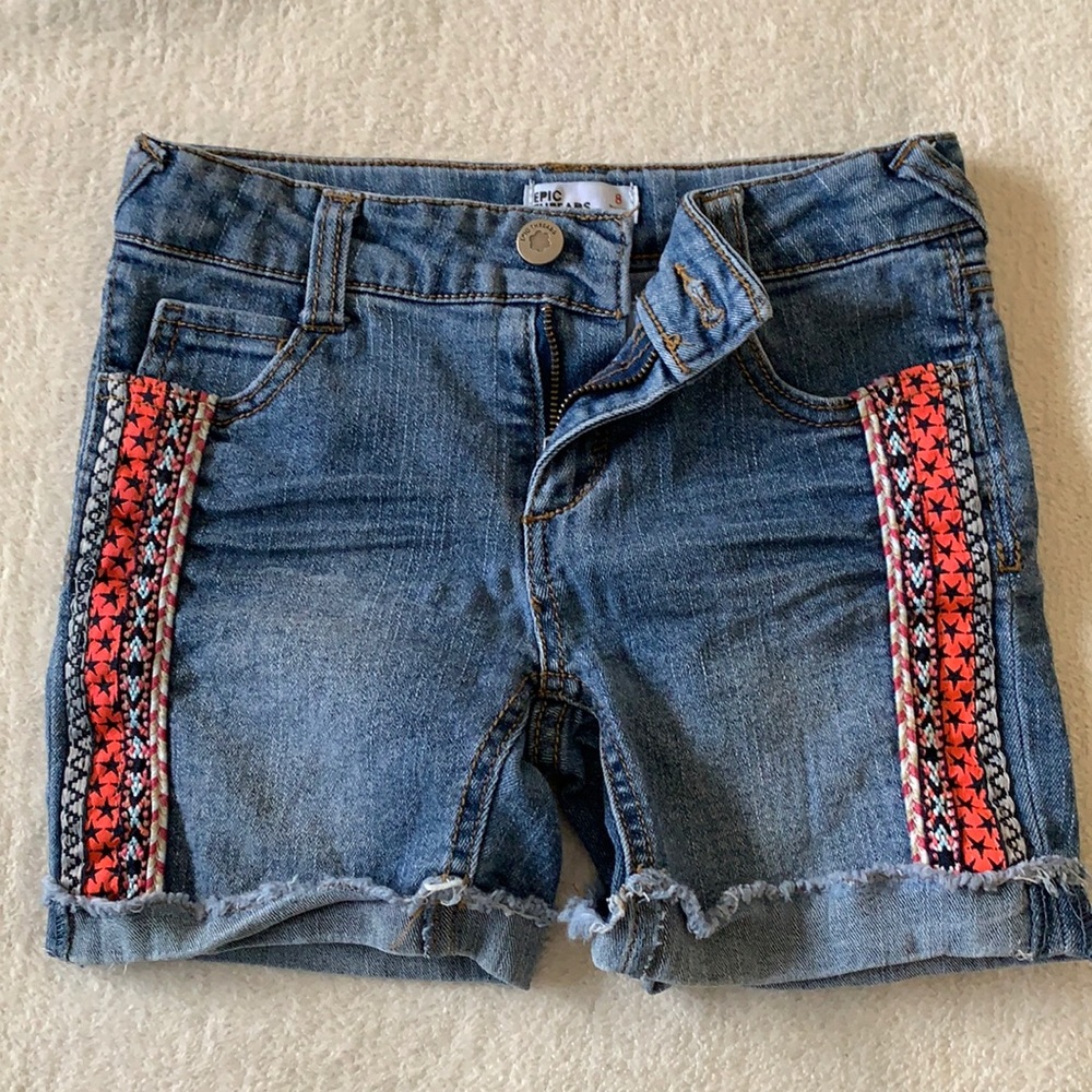 Girls Epic Threads jean shorts 8